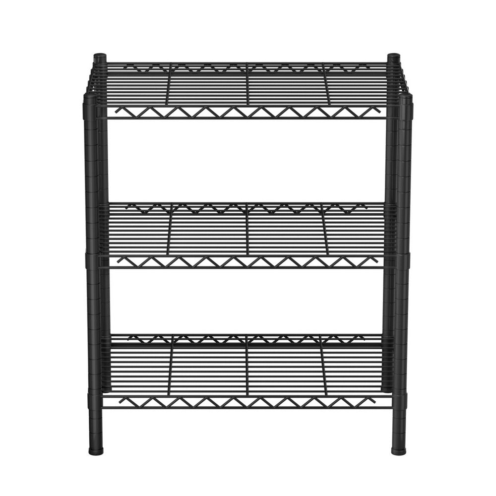 Artiss 3-Tier Shelving Unit Adjustable Garage Storage Shelves Kitchen Rack Steel