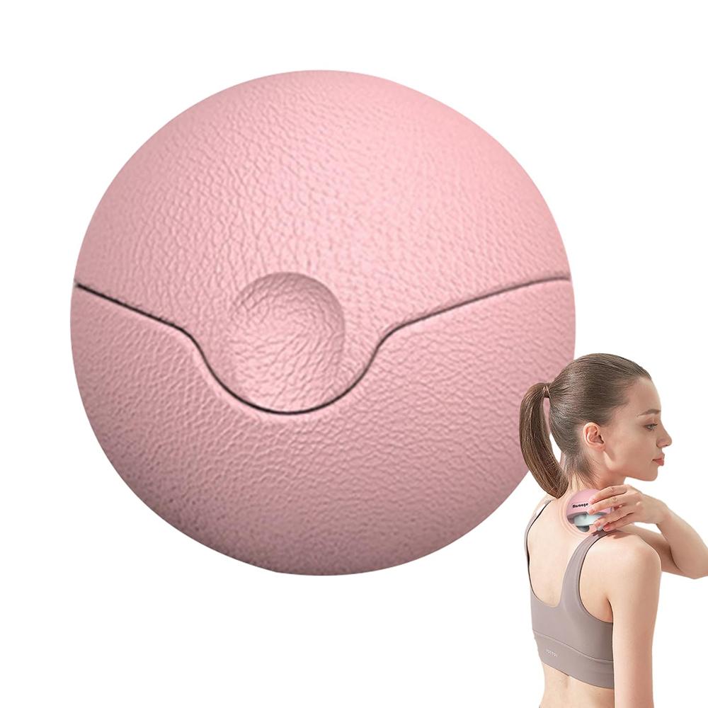 3-In-1 Fitness Yoga Massage Ball Cervical Meridian Massager - Pink