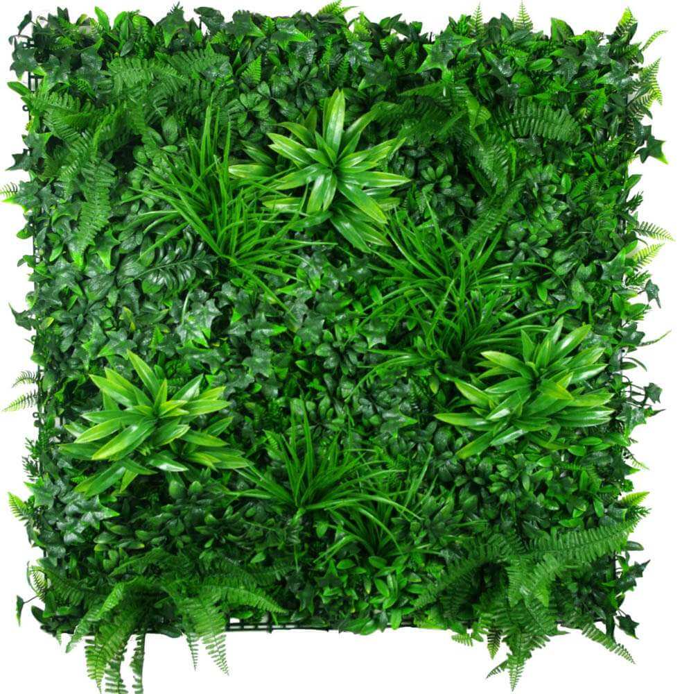 Luxury Green Tropics Vertical Garden/Green Wall UV Resistant 100cm x 100cm