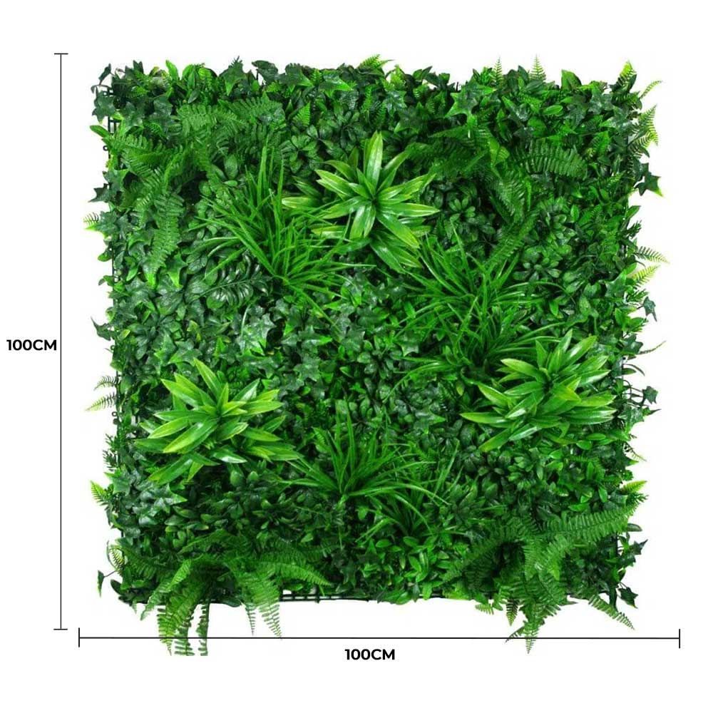 Luxury Green Tropics Vertical Garden/Green Wall UV Resistant 100cm x 100cm