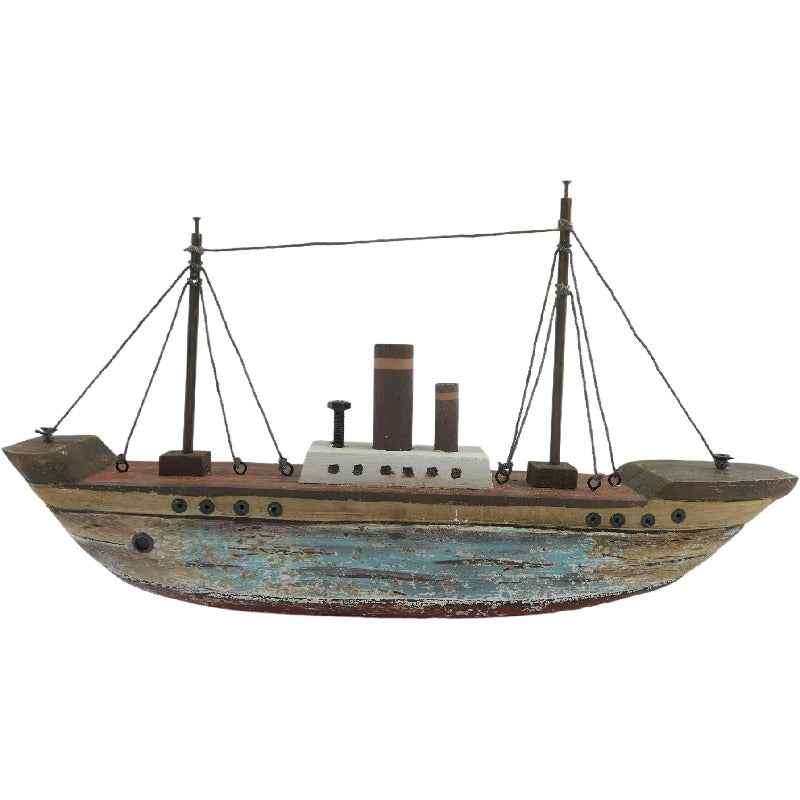 Handcrafted Ship Ornament 37cm