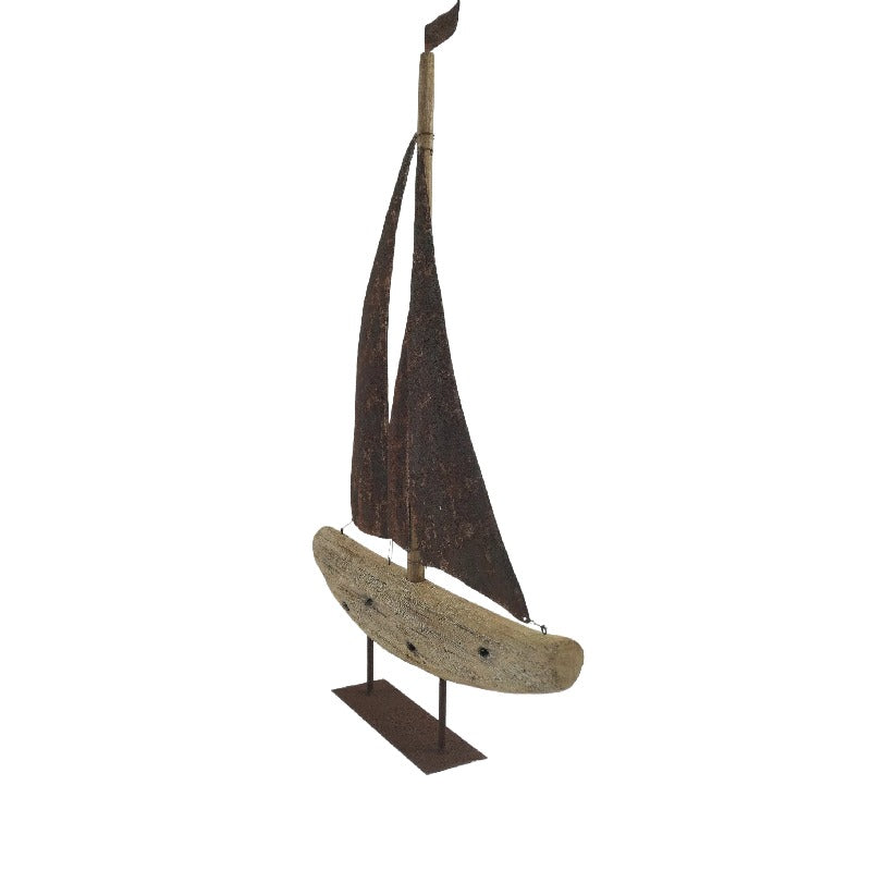 Handcrafted Sailboat Ornament 70cm