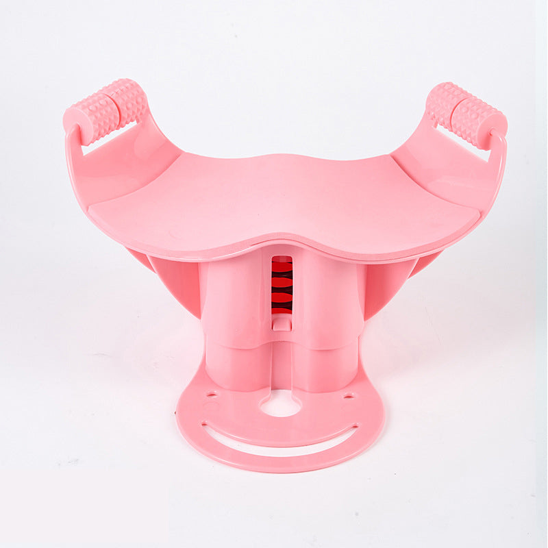 Pink Ergonomic Pelvic Floor & Glute Trainer - Home Workout Equipment for Hips and Inner Thighs