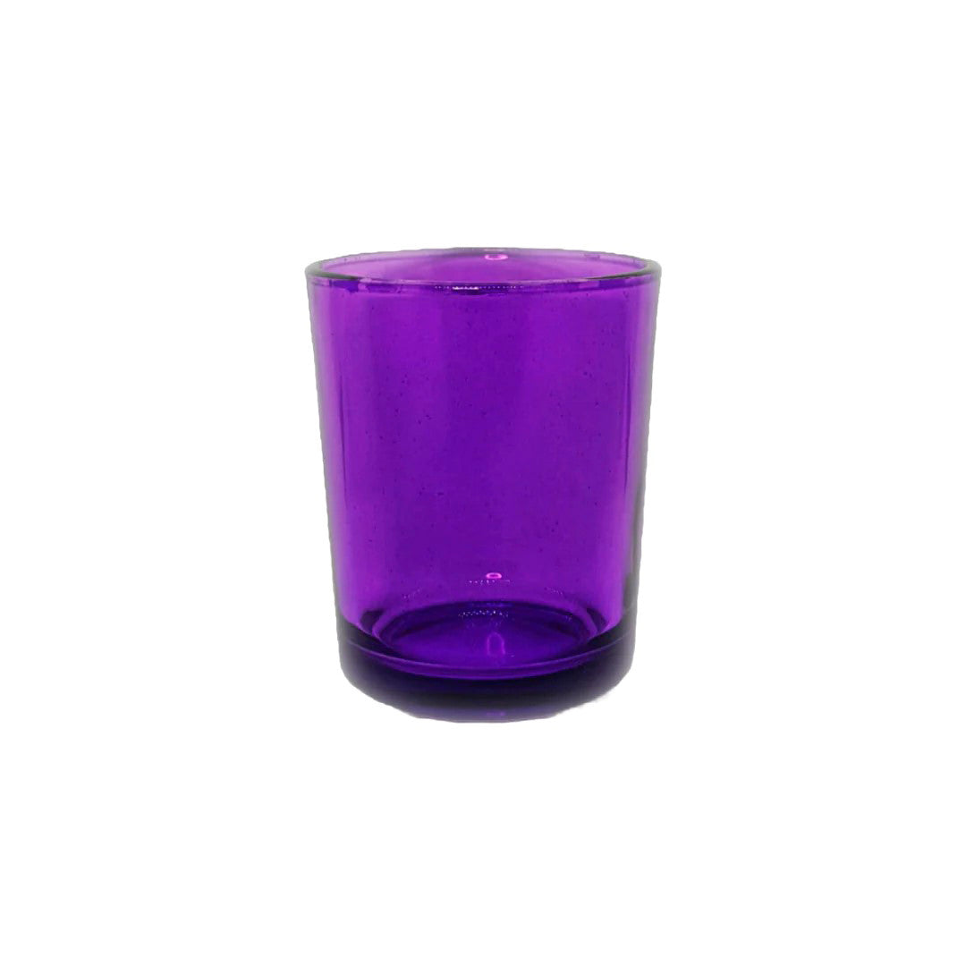 20 Pack Purple Glass Votive Tealight Candle Holders House Party Centrepiece Xmas Wedding Decor Glass Candlestick Party Decorations Bridal Valentines Event