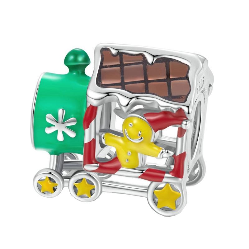 925 Sterling Silver Christmas Bead For Diy Accessories