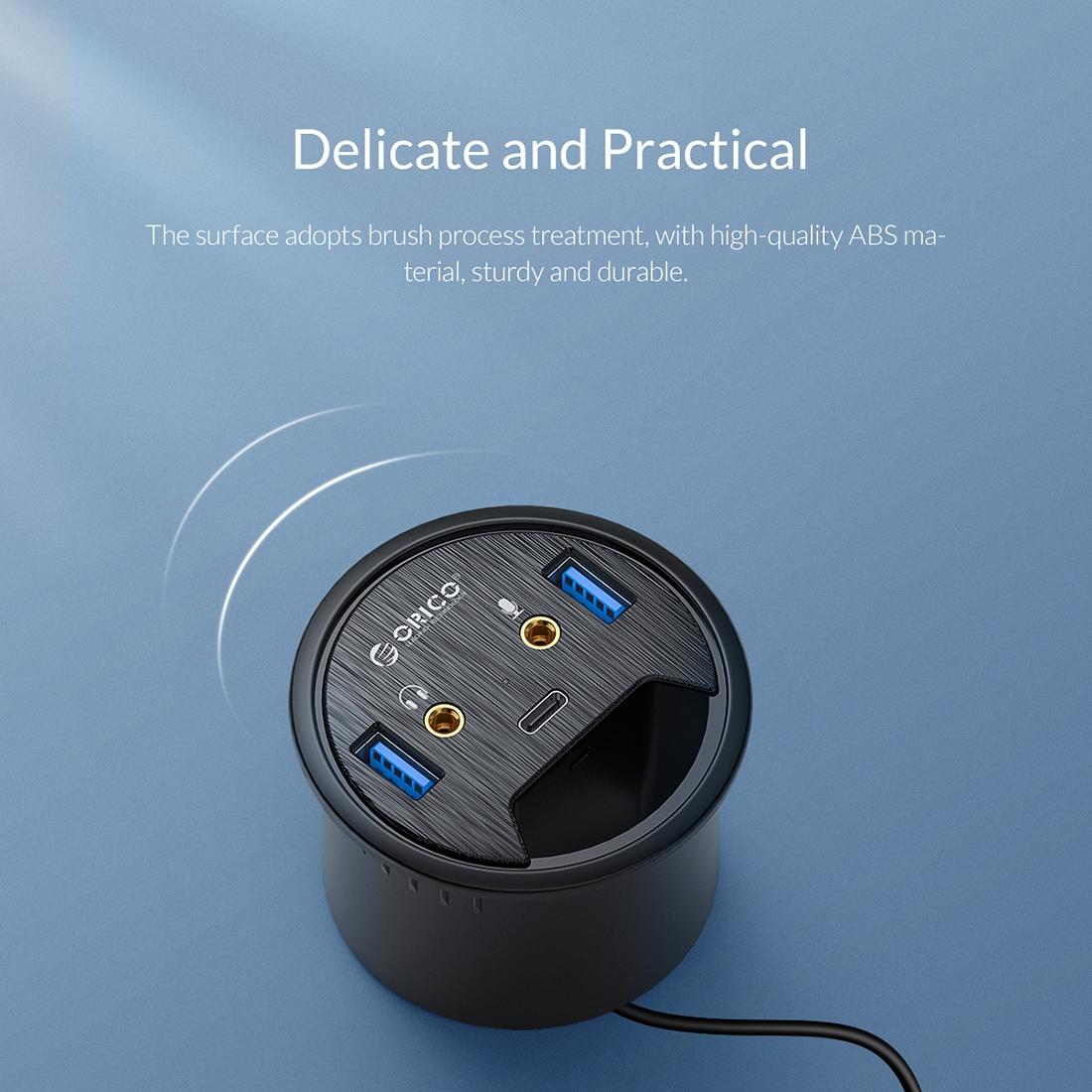 Multi-Function Desktop Power Grommet Hub