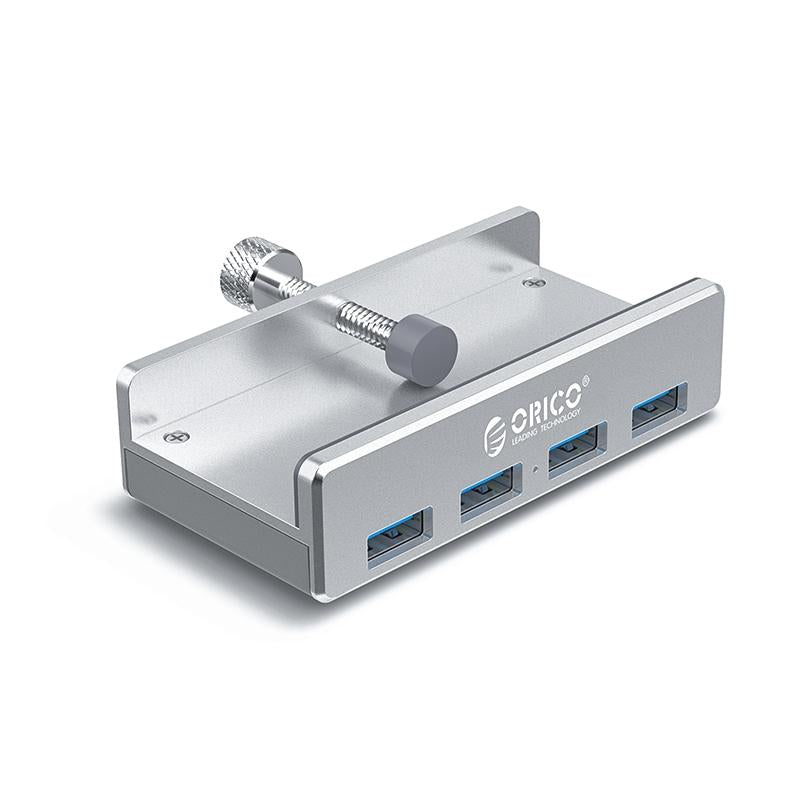 Aluminum 4-Port Usb3.0 Clip Hub Black - Sya00669801A