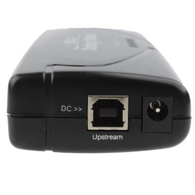 8-Port Usb 2.0 Docking Station With Multiple Ports Black - Black