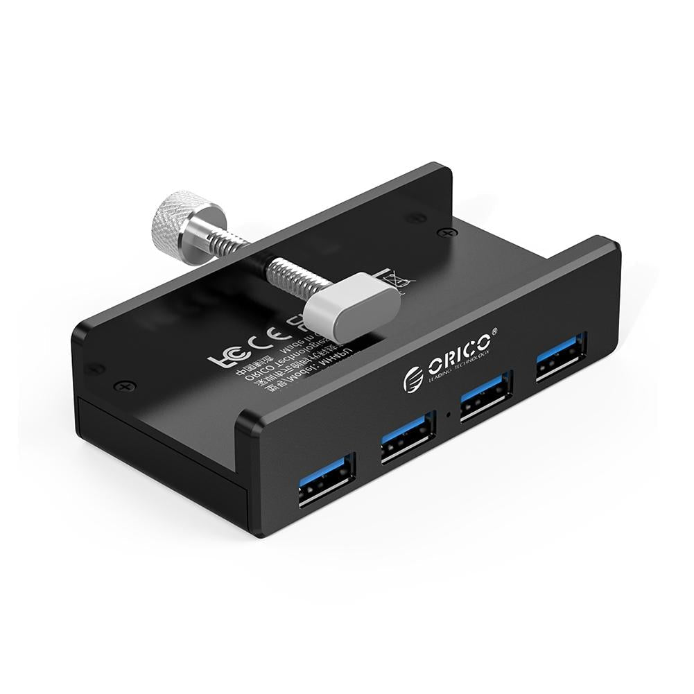 Aluminum 4-Port Usb 3.0 Clip Hub With 1M Cable - Pc1123B