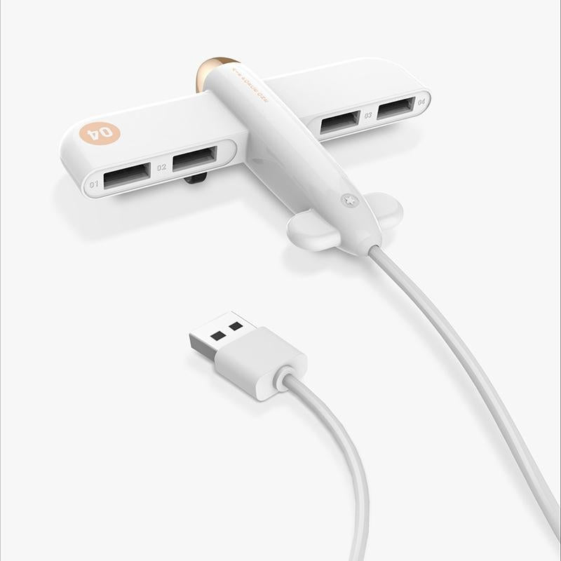 4-Port Usb Air Force One Hub - Blue