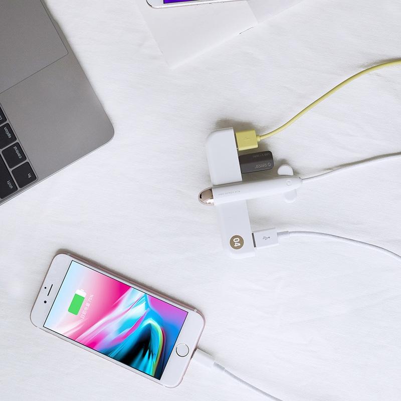 4-Port Usb Air Force One Hub - Blue