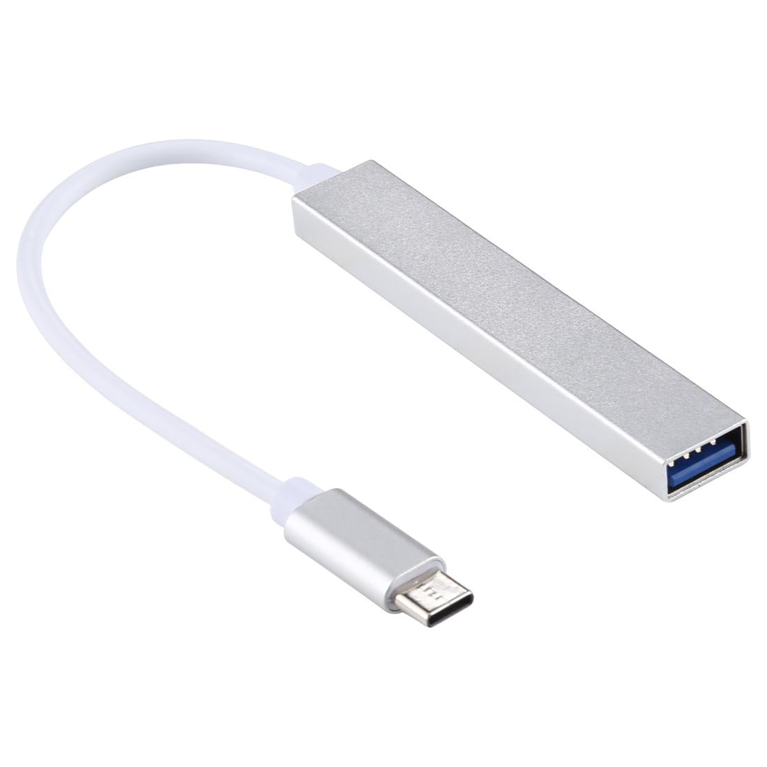 4-Port Usb-C Hub Adapter With Usb 3.0 - Silver