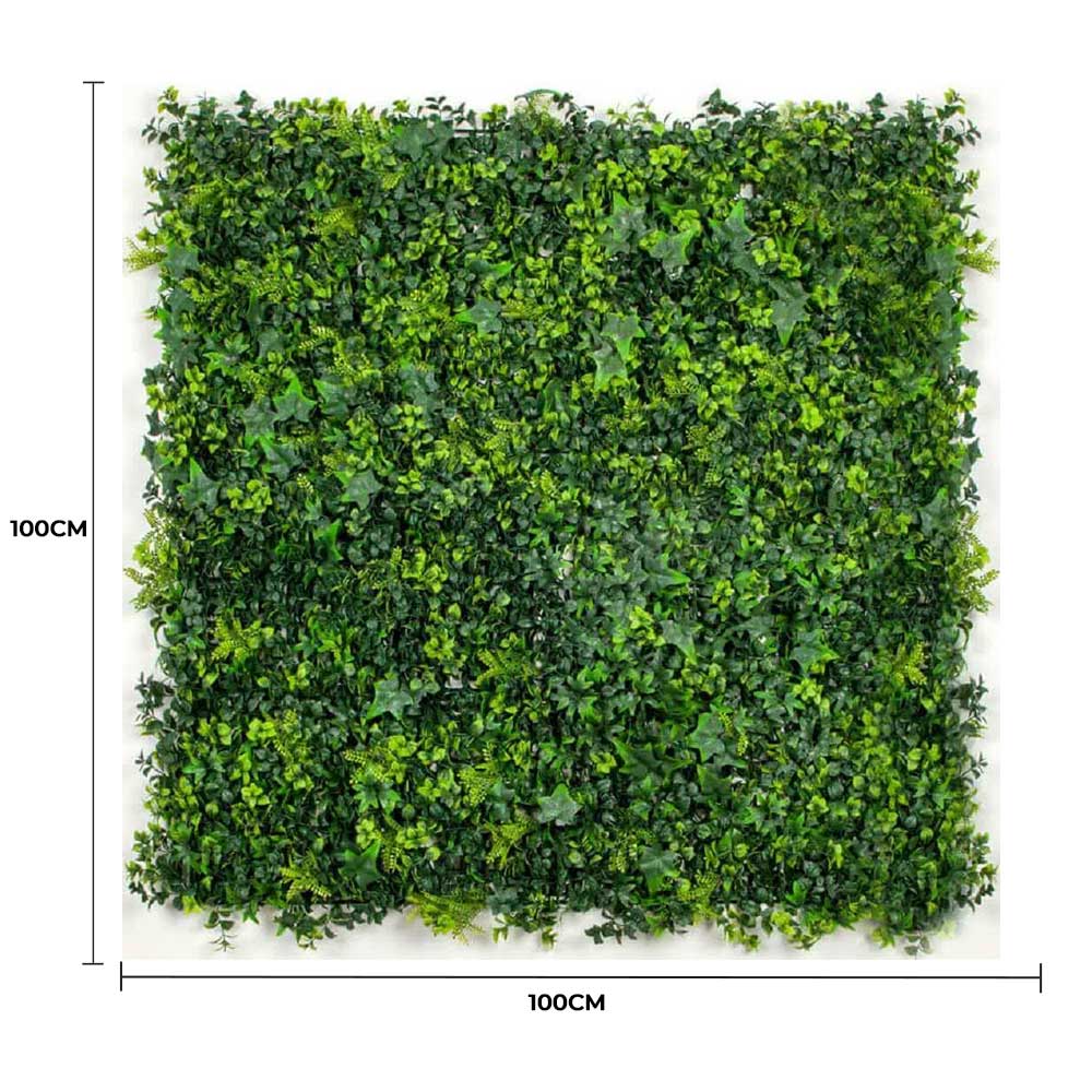 Luxury Spring Sensation Hedge Screen Green Wall Panel UV Resistant 100cm x 100cm