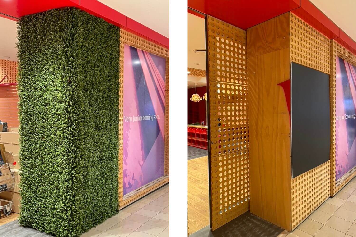 Premium Natural Buxus Hedge Panels UV Resistant 1m X 1m