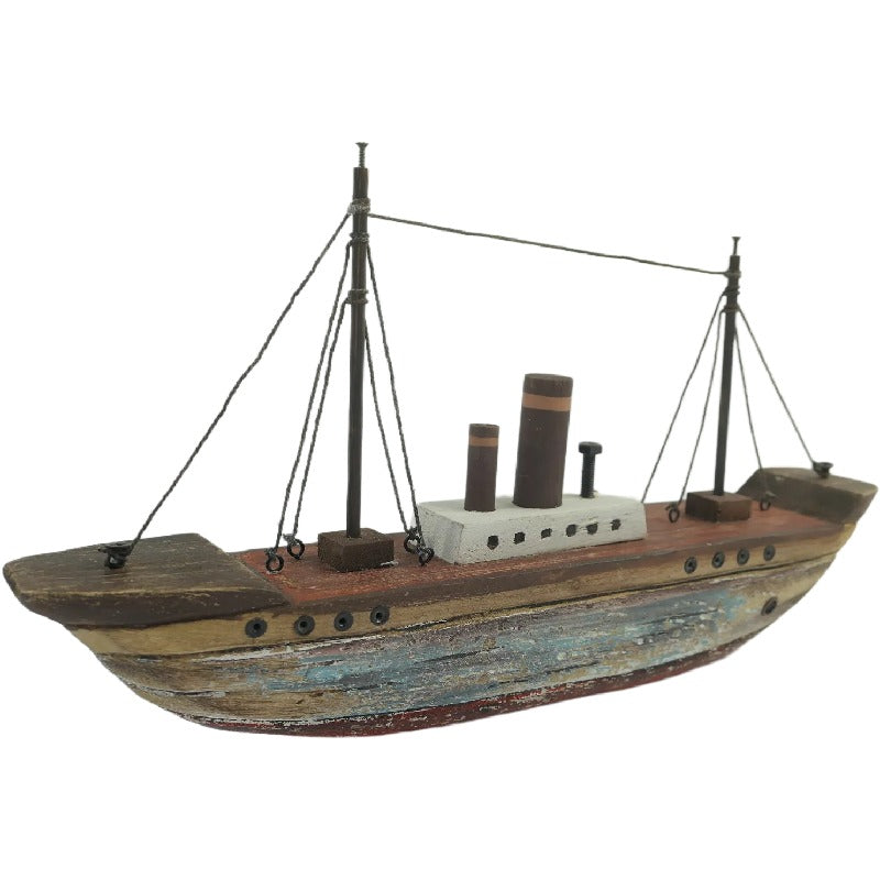Handcrafted Ship Ornament 37cm