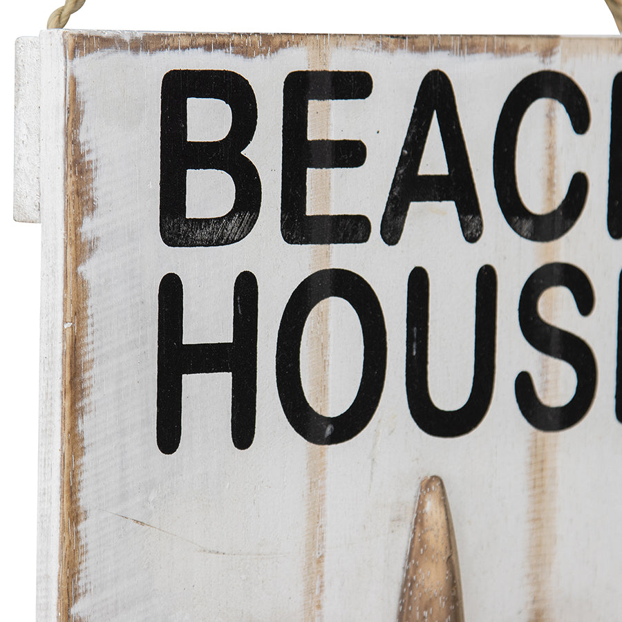 Handcrafted Beach House 3D Shell Wall Art 20x24cm