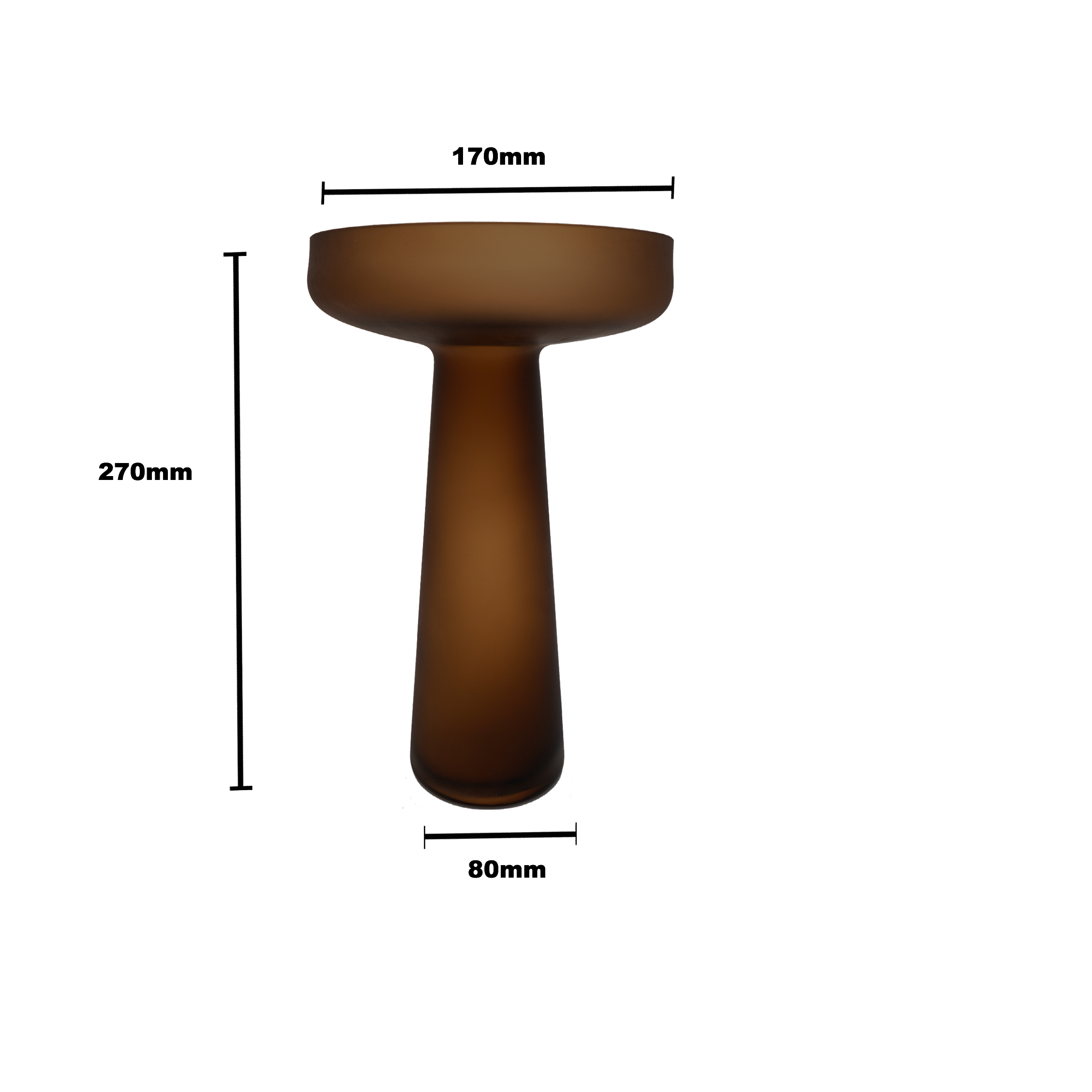 Ice Land Matte Glass Vase