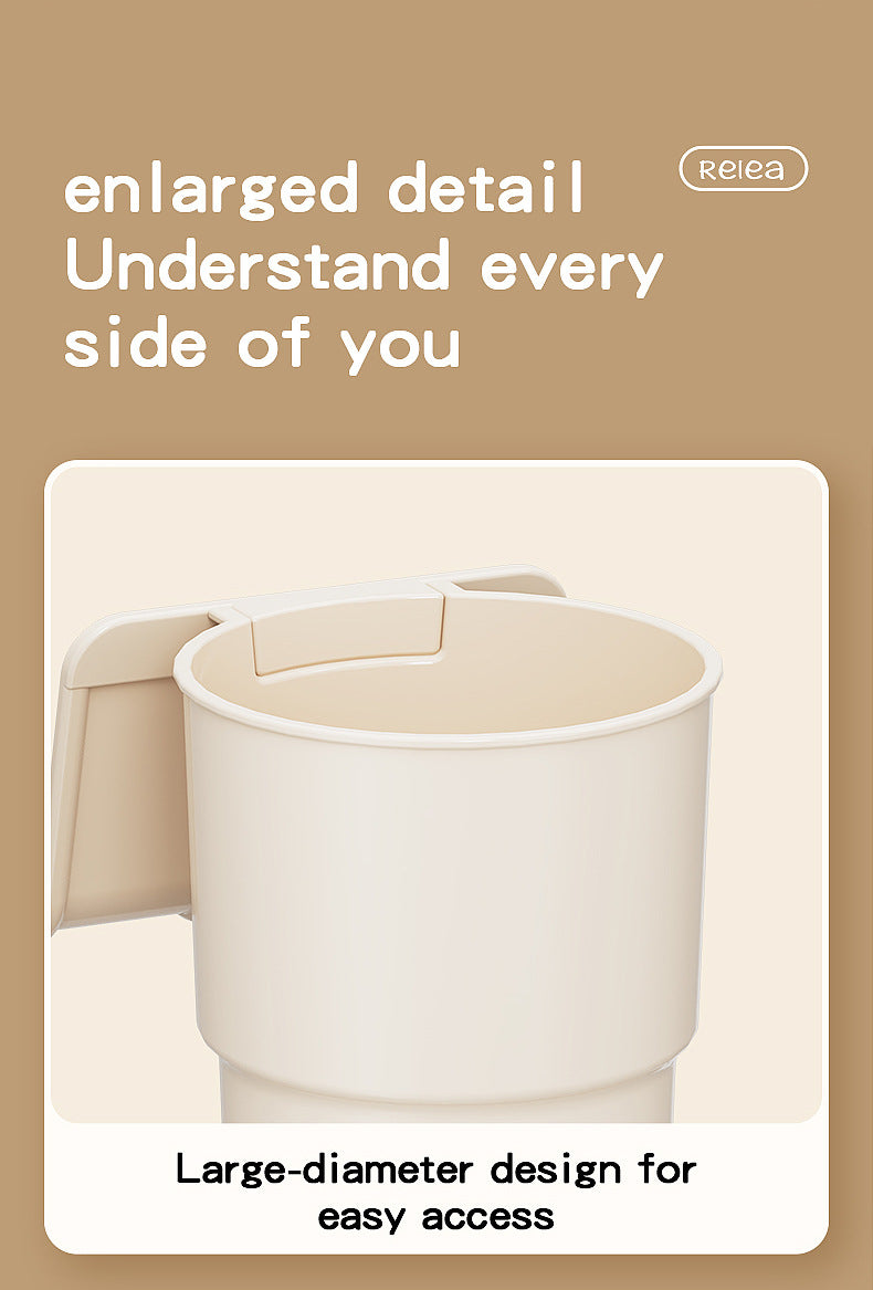 Multi-Purpose Anti-Spill Cup Holder with Suction Base & Detachable Phone Stand(black)