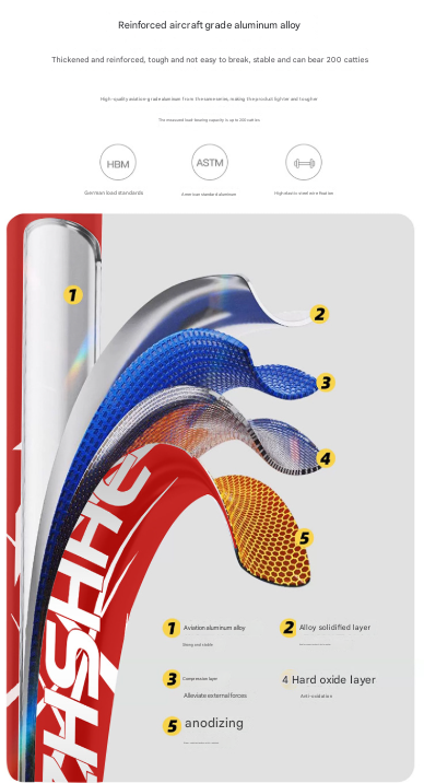 Short Black Ultralight Foldable Hiking Pole - Adjustable Aluminium Trekking Stick with EVA Grip for Outdoor Walking & Climbing