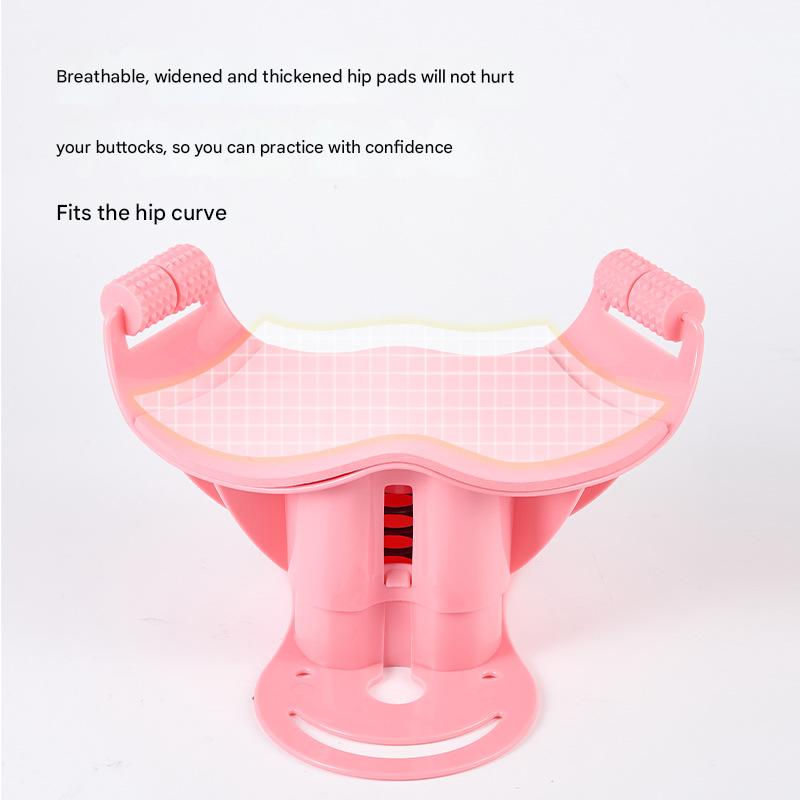 Pink Ergonomic Pelvic Floor & Glute Trainer - Home Workout Equipment for Hips and Inner Thighs