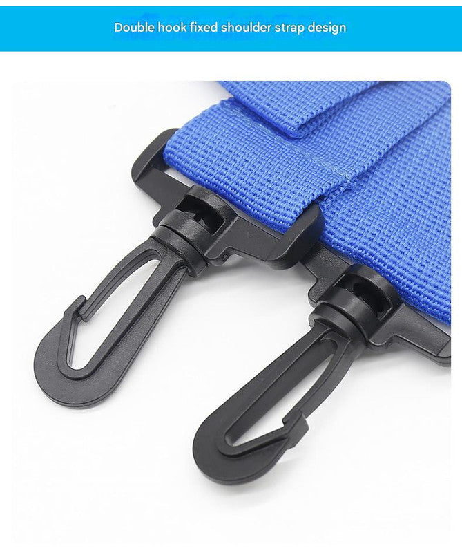 Green Compact Golf Club Carrier - Lightweight Sunday Practice Bag for Driving Range