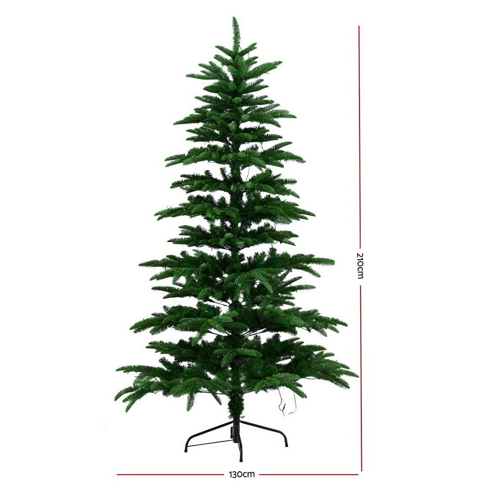 Jingle Jollys Christmas Tree 2.1M LED Sparse Xmas Tree 860 Tips Party Decoration